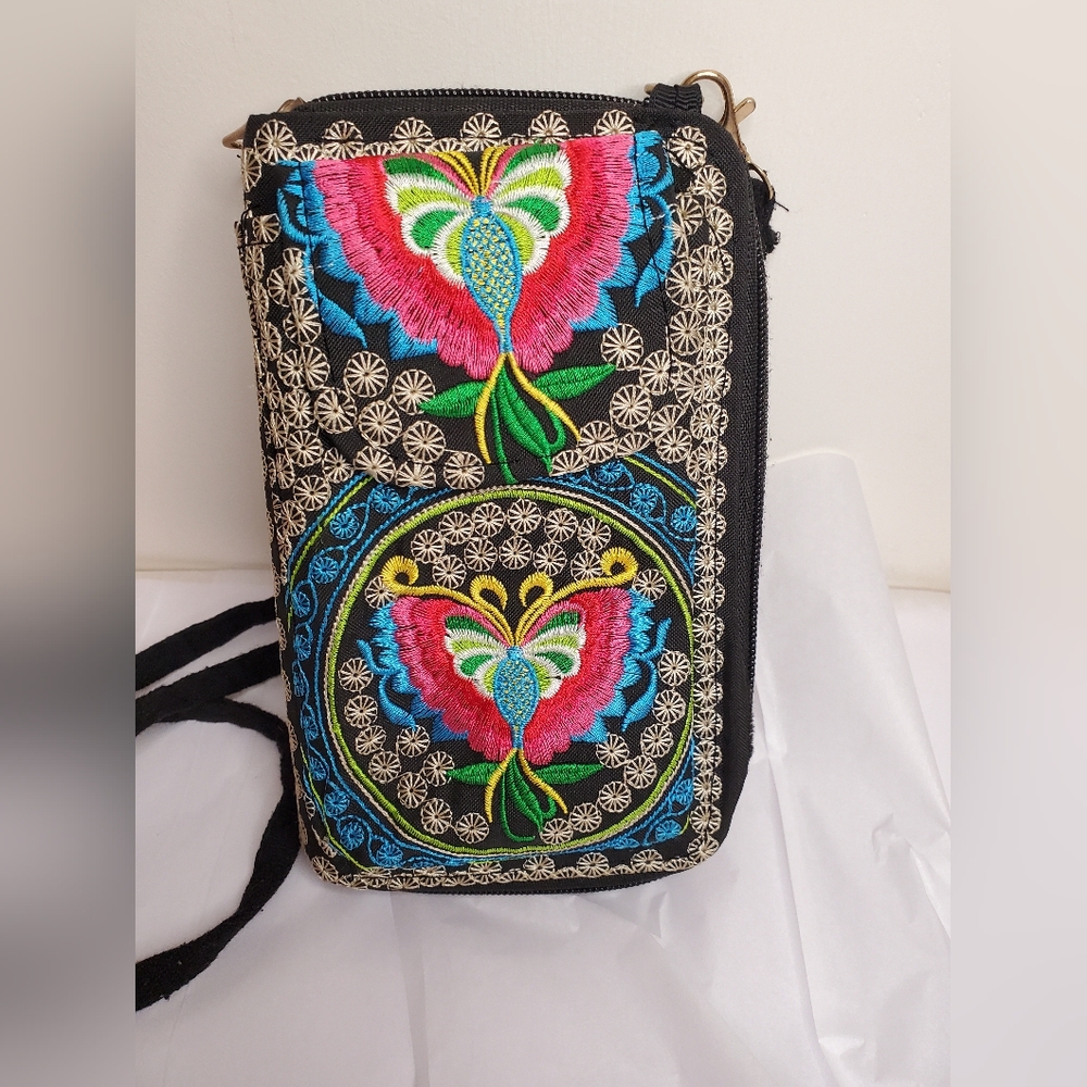 Cellphone & wallet Ebroidered case